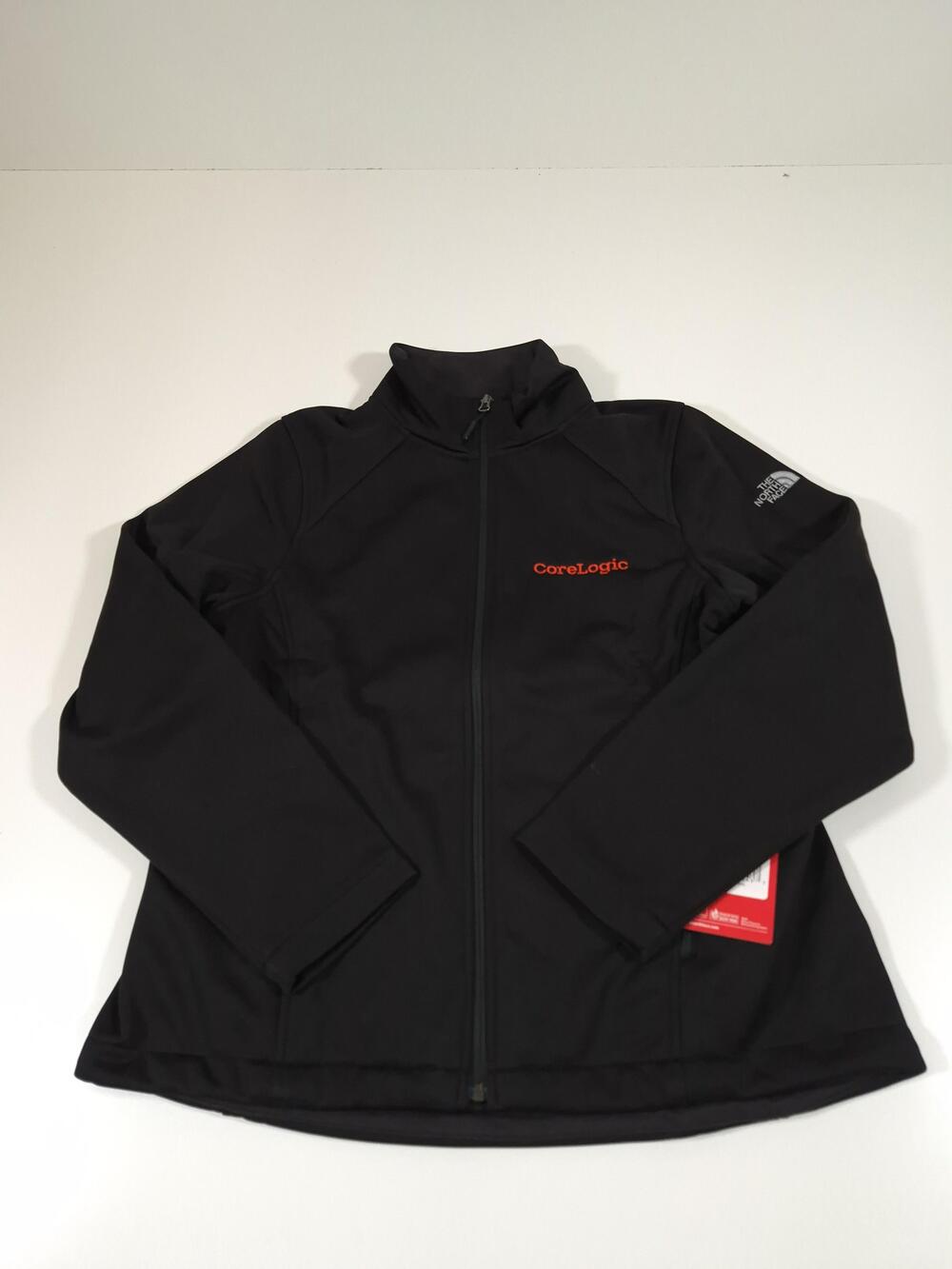 The North Face Jacket Womens XL Black Ridgewall WindWall Full Zip CoreLogic